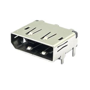 0.5AMP LCP Displayport Usb 9 Pin Connector Mini USB Socket 90 Degree SMT DIP