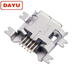 SMT 5 Pin Usb Mini B Female Connector With Mini USB Micro Socket