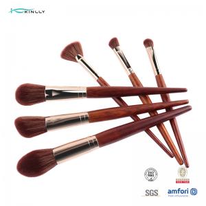 China OEM Foundation Powder Brush Wood Handle 6PCS Makeup  Set on sale
