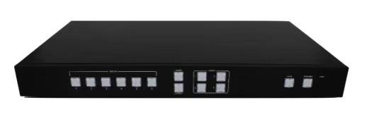 Quality 15W HDMI Switcher 2x1 Multiviewer 1U Full Width KVM Function for sale