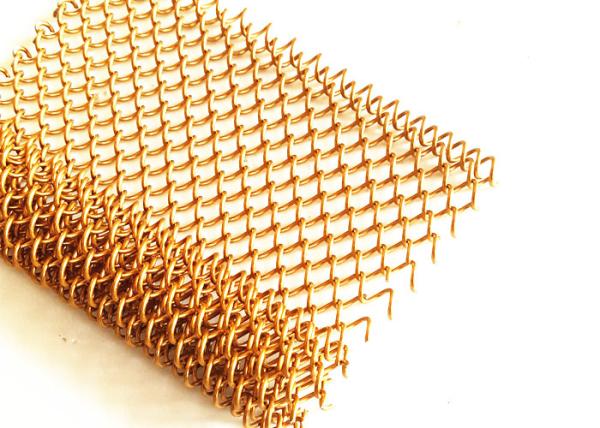 Quality 1 x 8mm Alumium Flexible Chain Link Mesh Curtain For Various Color Space Divider for sale