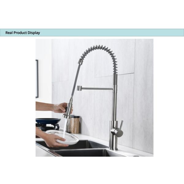 Extendable Automatic Sensor Kitchen Faucet