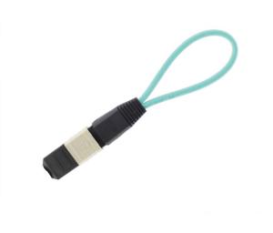 48 Core Single Mode MTP MPO Cable FTTH MPO Multimode Fiber Optic Loopback For Testing