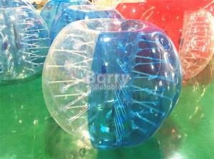 China Red Clear Outdoor Inflatable Toys For Adults / Human Water Bubble Ball wholesale
