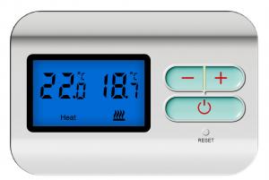 China Digital Wireless Room Thermostat For Heat Pump With Aux Heat wholesale