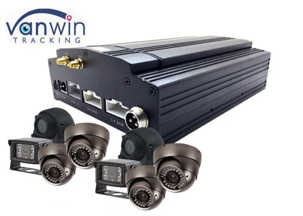 Quality Hard Driver 8 Channel Mobile DVR RS485 / RS232 Alarm Port Customize for sale