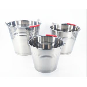 10L Stainless Steel Wine Ice Bucket Two Handle Wine Bottle Chiller Bucket
