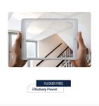 Round SMD Motion Sensing Ceiling Light , Flicker Free Surface Mounted LED Light