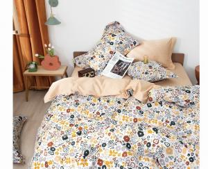 China 40s Ring Spun Printed Reversible Duvet Cover Queen 100% Cotton on sale