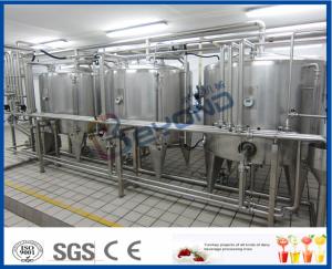 China Full Auto UHT Milk Processing Line , Dairy Milk Processing Plant Milk Production Equipment wholesale