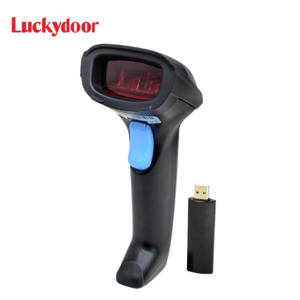 Luckydoor K-211R Warehouse Reliable Performance Portable 1D Reader Wireless Barcode Scanner Gun