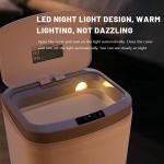 Self Sealing Home Touchless Black Mini Airtight Automted Smart Trash Can