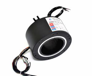 China 12 Circuit Raster Robot Slip Ring , Encoder Slip Ring Precious Metal Contact Material on sale