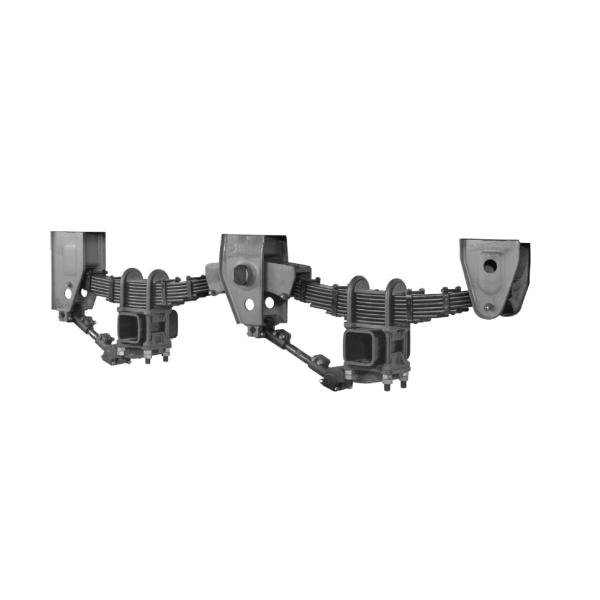 ISO9001 Tandem Leaf Mechanical Suspension Amercian Underslung Series 2 Axles
