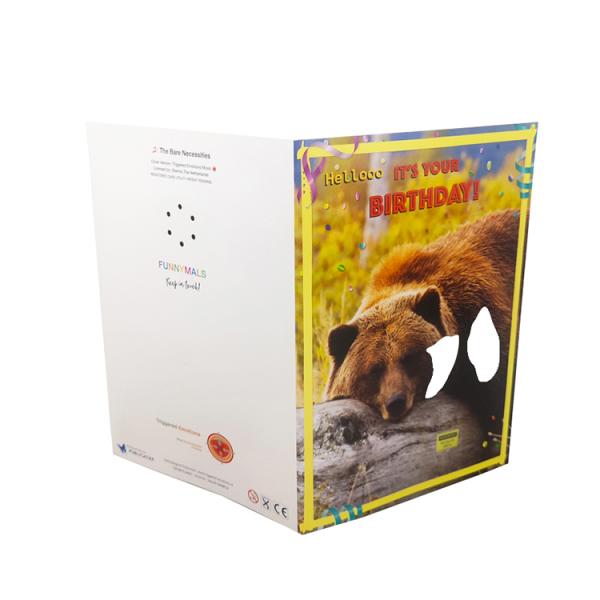 Recordable Musical Greeting Cards Built In Voice Recorder Foldable