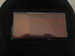 Digital Dot-Matrix LED text display message cap green light