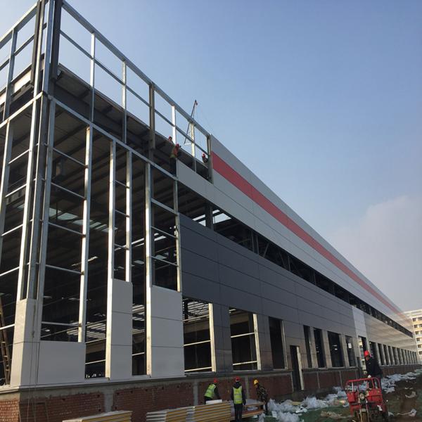 Customized Steel Frame Workshop Metal Frame Prefabricated Workshop Buildings