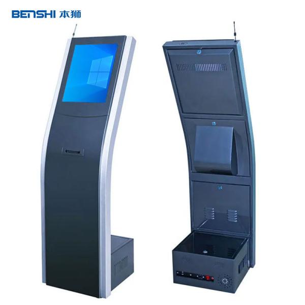 Quality Kiosk Queue Management System Ticket Dispenser With Calling Pan / LED Panel for sale