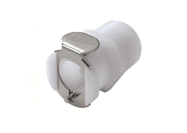Quality 1/4" Flow PLC Series Fluid Quick Connect Fittings CPC Ftiings In Line Pipe Thread for sale