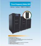 Low Frequency Three Phase Online Ups , Online Double Conversion Ups With LCD