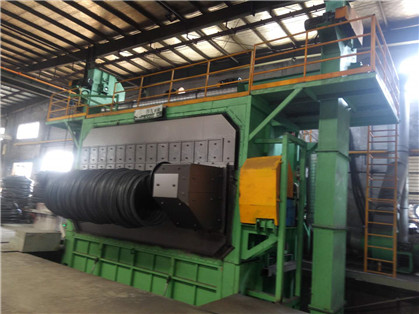 Steel Structural Wire Rod Shot Blasting Machine Diameter 40mm