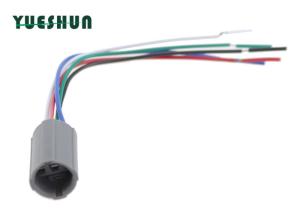 Illuminated Push Button Switch Socket Connector For 19mm Mounting Hole 5 Pin 15cm Wire Pigtail
