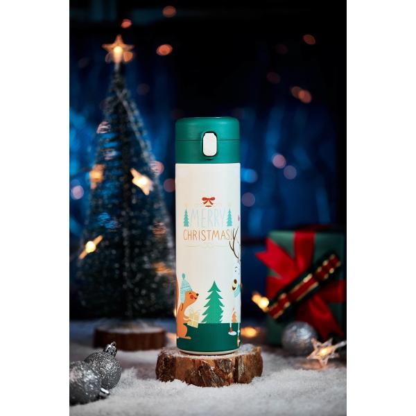 Vacuum Flasks Thermoses LED Digital Water Bottle Vacuum Mugs Stainless Steel Thermal Water Bottle Thermos Con Le