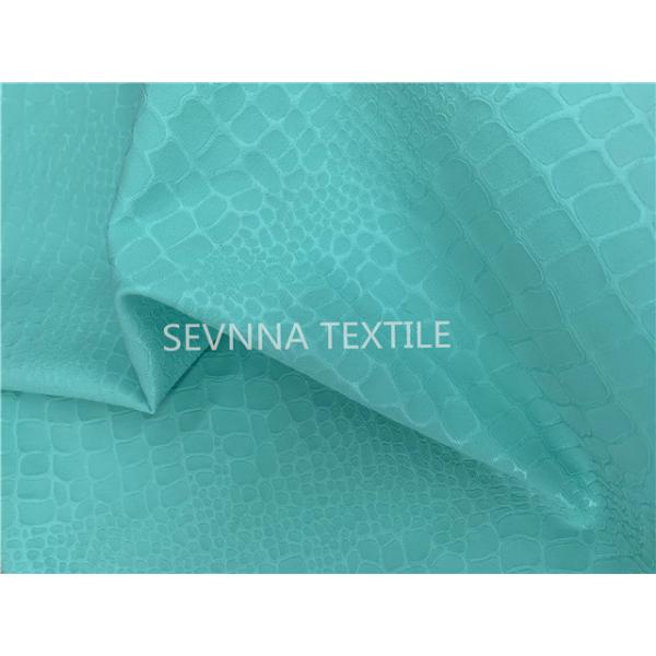 Sustainable Nylon Yoga Wear Fabric 1.5M Width Superfine Fiber Tiffany Blue