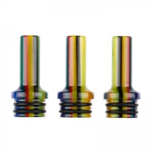 China AS285 Resin Rainbow 510 MTL Custom Vape Drip Tips For Vape Pen Atomizer Cartridges wholesale