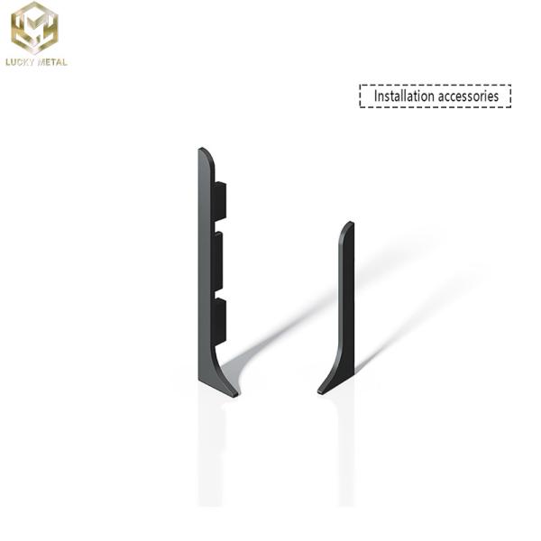 Commerical Aluminium Skirting Board Trim Wall Decoration