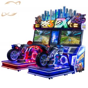 Dreamland coin operated dynamic motorcycle arcade game machine simulator coin