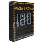 Radar Speed Monitor Traffic Control LED Vms Variable Message Sign 50W IP65