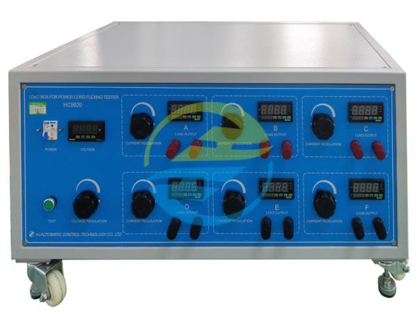 Quality Power Cord Bending Machine Power Load Box 0-40A Intelligent Load Test Six-station Cable Fatigue Detection Equipment for sale