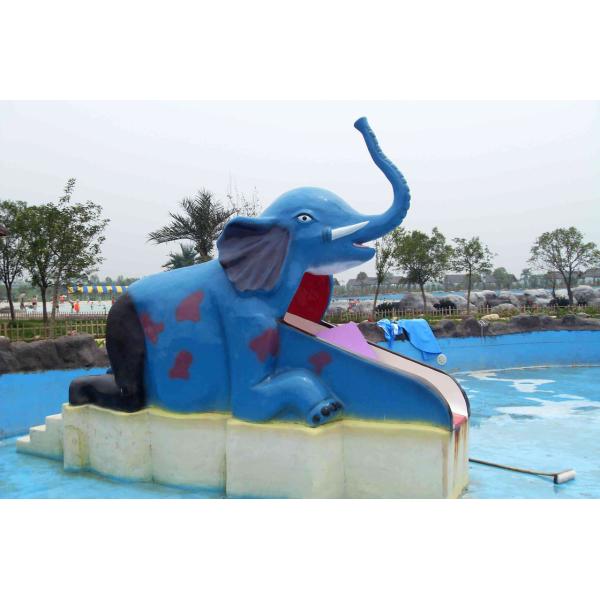 Cartoon Shaped Fiberglass Water Pool Slides for Mini Kids Water Park