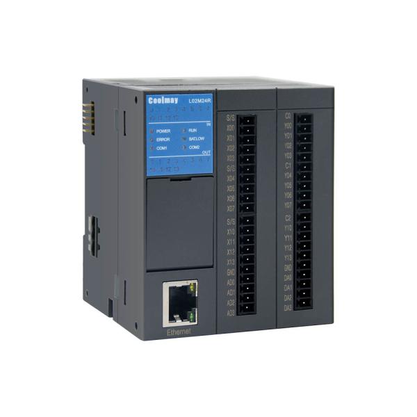 Quality Flash ROM PLC Logic Controller Flexible 12DI 12DO 4AI 4AO High Speed Pulse Control for sale