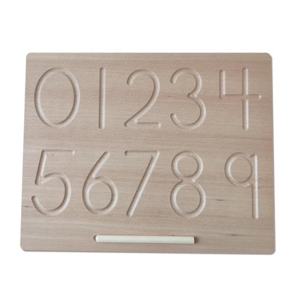 Quality Alphabets Board 29cm Wooden Math Toy Counting Teaching Language for sale