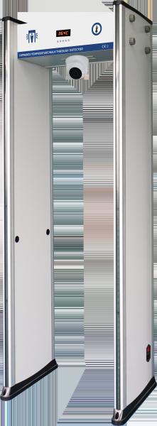 6 zone Metal Detector Walk Through Gate With IR Sensor Security