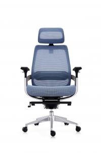 China Executive Mesh Swivel Office Chair With Lumar Support And Footrest wholesale