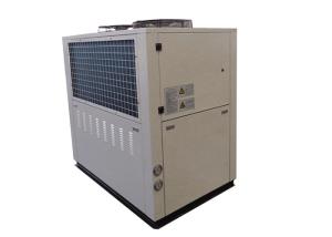China PLC Enclosed Scroll Box Type 10 Ton Modular Chillers Air Conditioner Chiller on sale