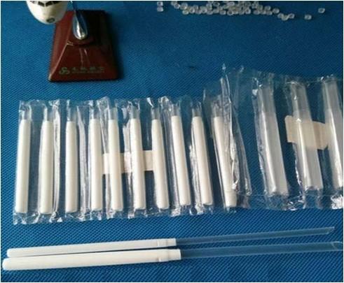 Quality white color plastic drinking Telescopic straw for sale
