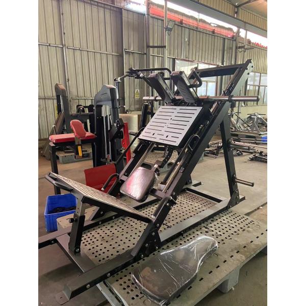 Strength Training Gym Equipment 2 in 1 Dual Function Plate Loaded Hack Squat Leg Press Machine