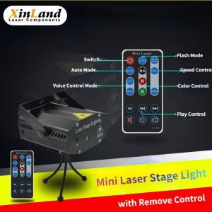 Mini Laser Stage Light Projector with Remove Control, Laser Lights DJ Disco Stage Light for Home Party
