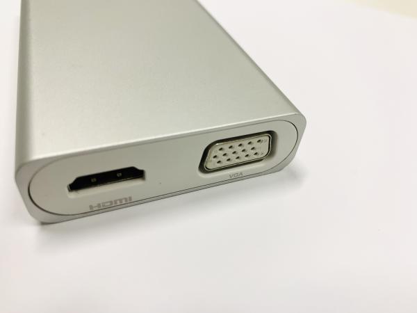 Quality Windows / Mac OS USB C Notebook Power Adapter with Silver SD TF Card Reader for sale