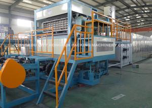China 4000pcs/h 8 sides rotary type automatic egg tray machine with 6 layer drying line on sale