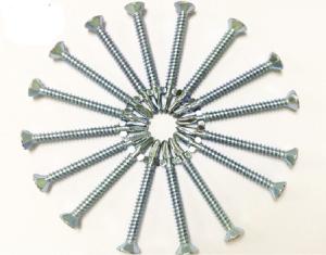 CSK Rib Head 3 4 8 16 Inch Tek Self Drilling Screw With Wings For Aluminium Combinition
