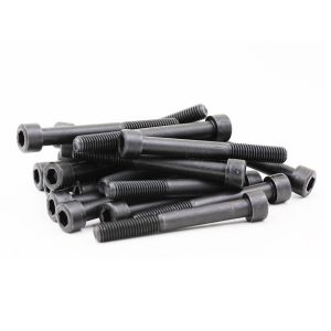 Cylindrical Head Half Threads Hexagon Socket Head Screws Black Zinc