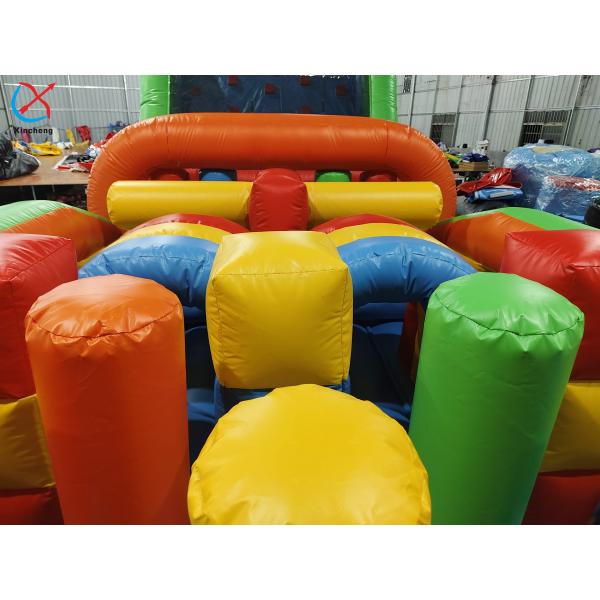 Customized Long Size Inflatable Obstacle Course Inflatable Interactive Funny Game
