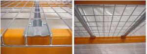 Steel Wire Mesh Decking Customized size For Pallet Rack Storage System