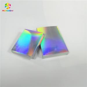 China Die Cut Hologram Card Paper Box Custom Printing For Candy Cookies Lipstick Cream Eyeshadow on sale