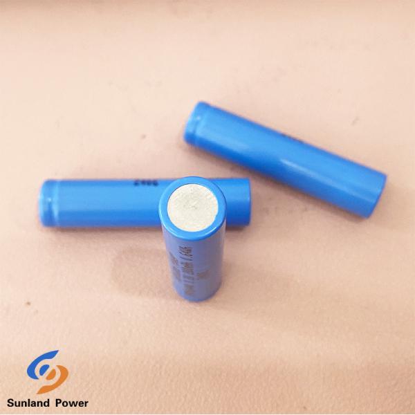 Rechargeable Lithium Battery IFR10440 AAA 3.2V LiFePO4 200mAh Cell Flat Cap